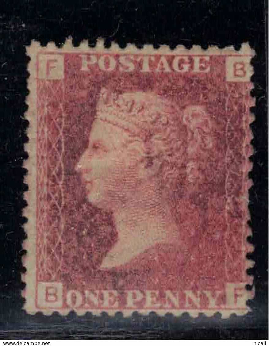 GB 1864 1d Red Plate 173 SG 48 HM #BWD6 - Neufs