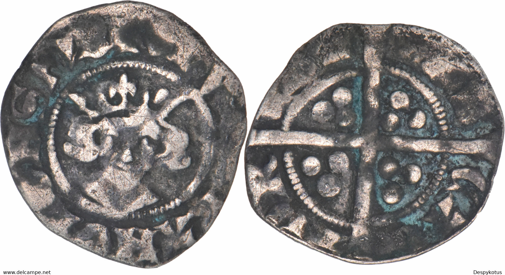 Angleterre - Royaume D'Angleterre - Edward 1er - 1282-1289 - Penny - Canterbury - FEOS02D2 - 1066-1485 : Basso Medio Evo