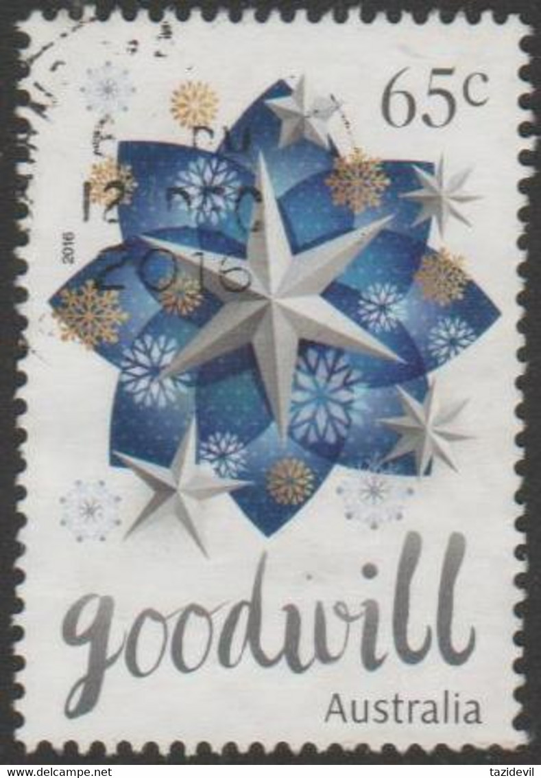 AUSTRALIA - USED 2016 65c Christmas - Goodwill - Used Stamps