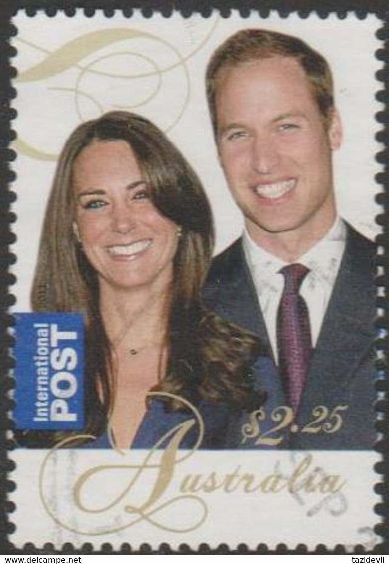 AUSTRALIA - USED 2011 $2.25 Royal Wedding International - Prince William And Catherine Middleton - Used Stamps