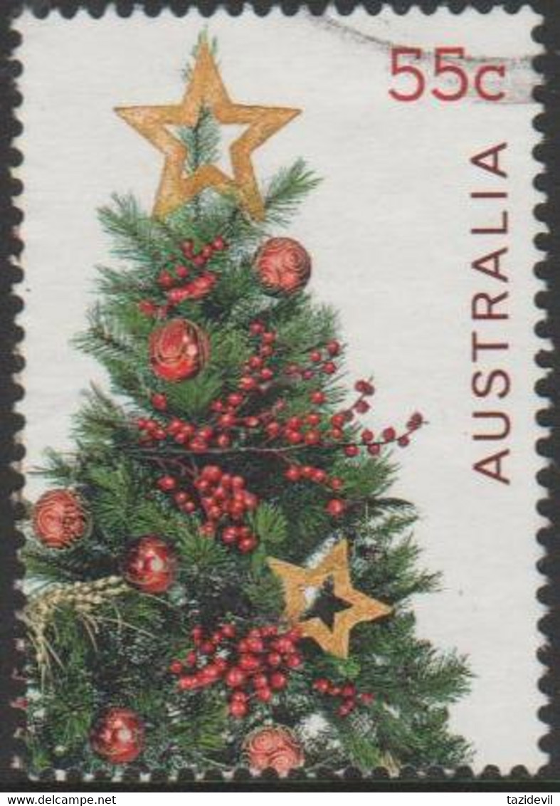 AUSTRALIA - USED 2011 55c Christmas Tree - Used Stamps