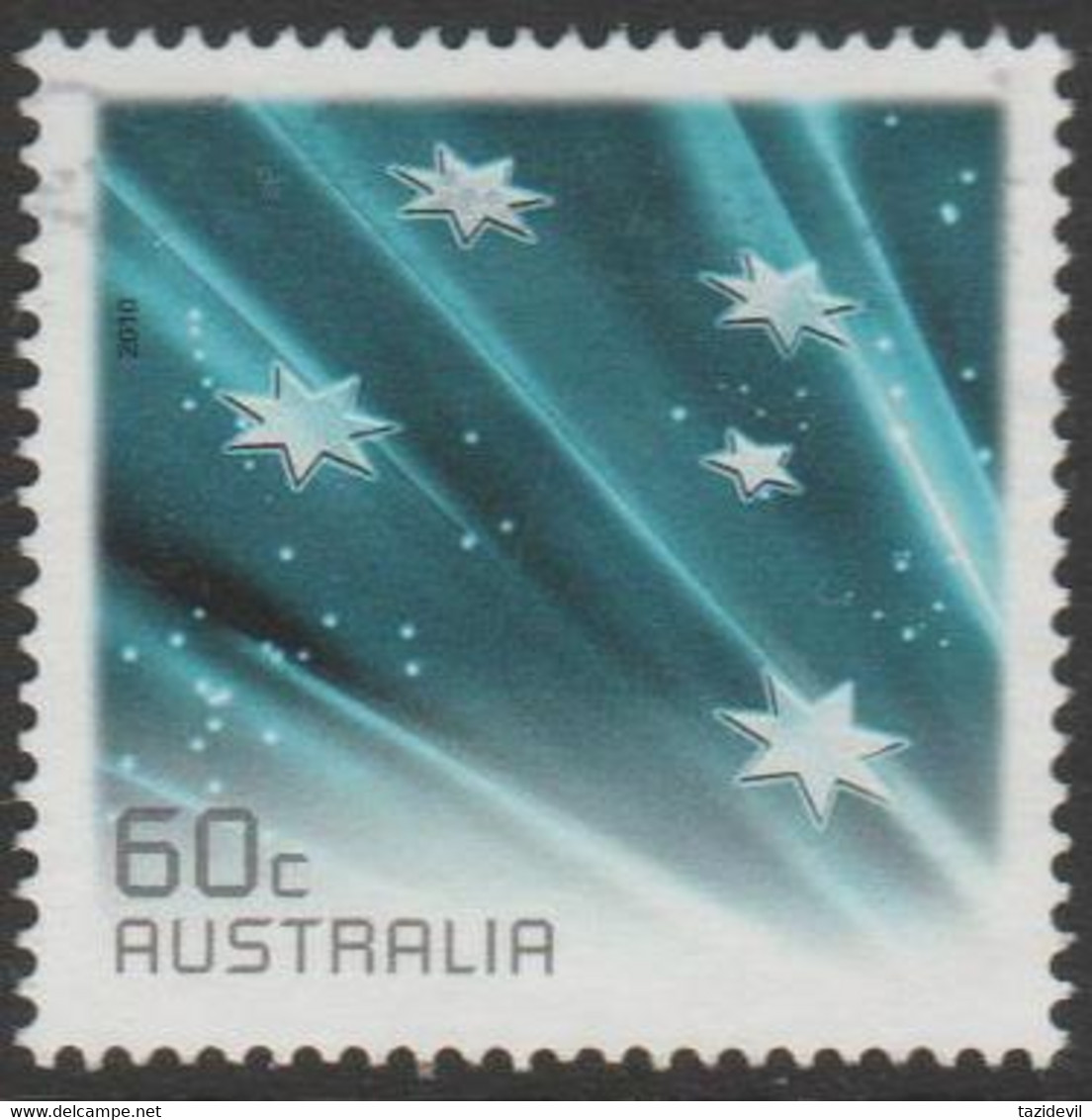 AUSTRALIA - USED 2010 60c Special Occasions - Southern Cross - Blue - Used Stamps
