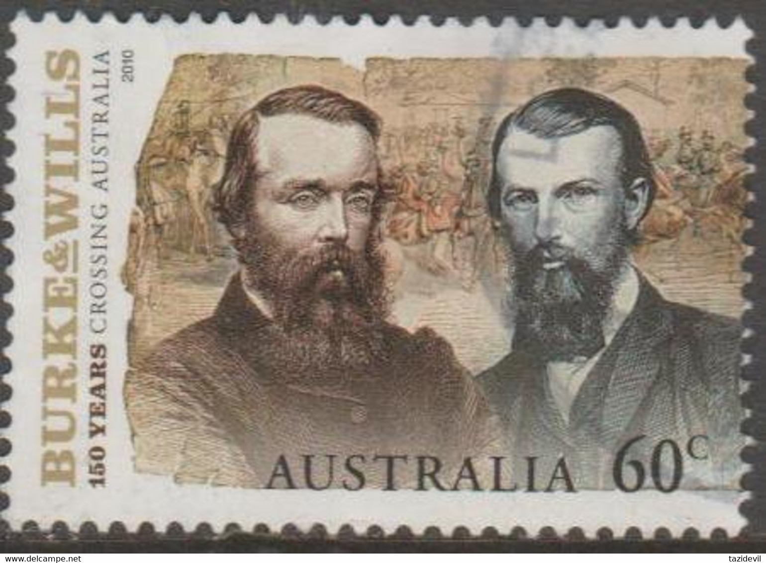 AUSTRALIA - USED 2010 60c 150 Years Of Burke And Wills Explorers - Leaving Melbourne - Used Stamps