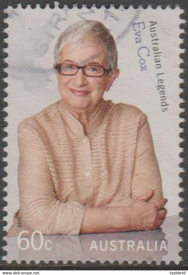 AUSTRALIA - USED 2011 60c Legends - Eva Cox - Used Stamps