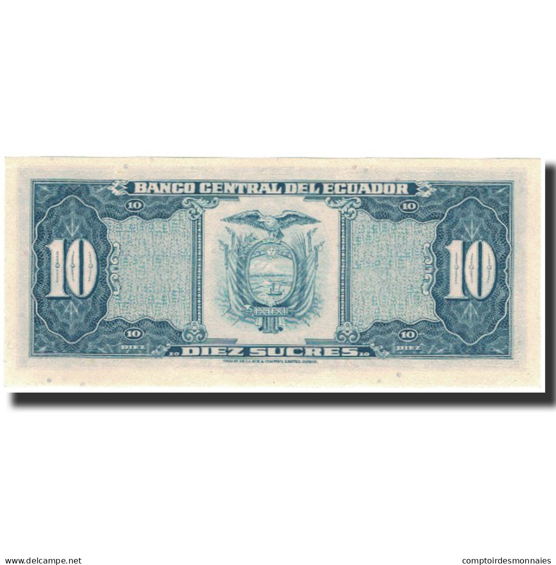 Billet, Équateur, 10 Sucres, 1980-05-24, KM:114b, NEUF - Equateur