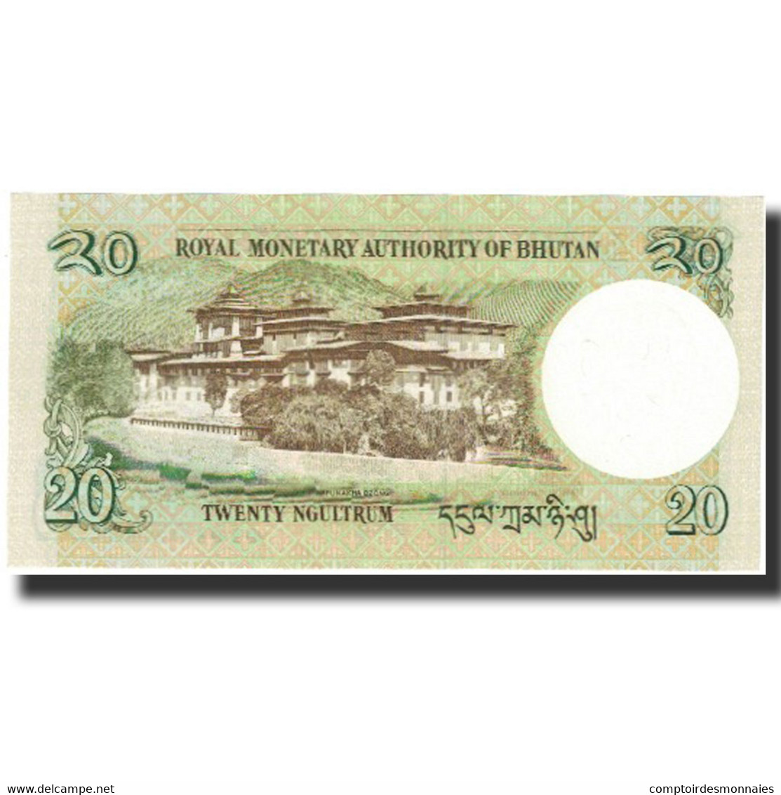 Billet, Bhoutan, 20 Ngultrum, 2006, Undated 2006, KM:30, NEUF - Bhoutan