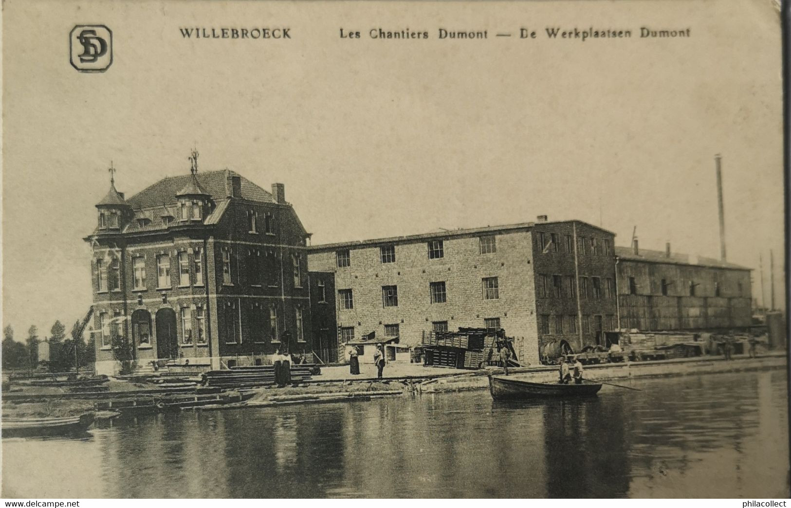 Willebroek - Willebroeck // Les Chantiers - De Werkplaatsen Dumont 1918 Ed. SD - Willebroek