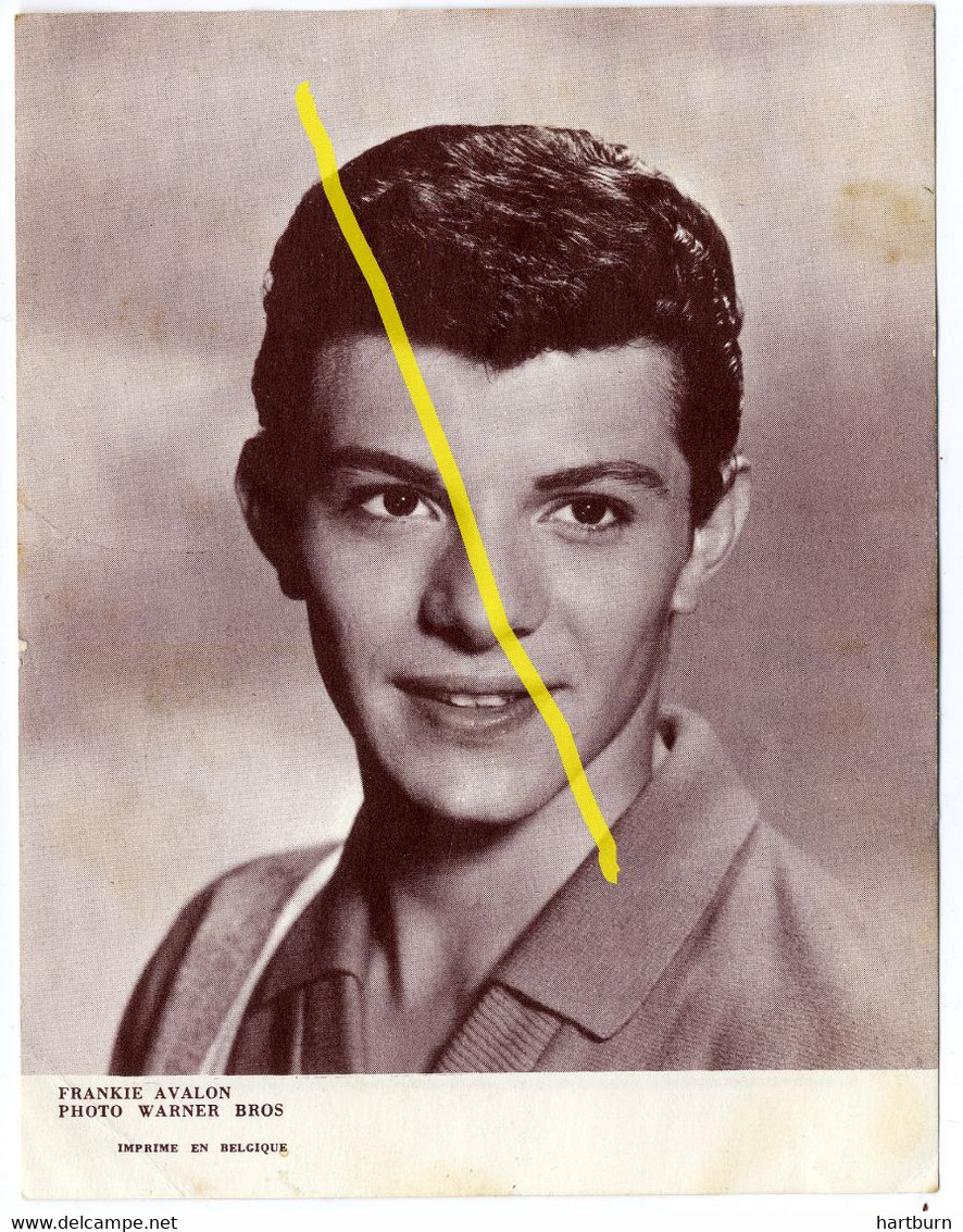 ♥️ Frankie Avalon (Cinema, Acteurs, Actrices, Film, Movie) (B-28) Cine CITY, Nieuwpoort (14.5 X 11.5 Cm) - Programme