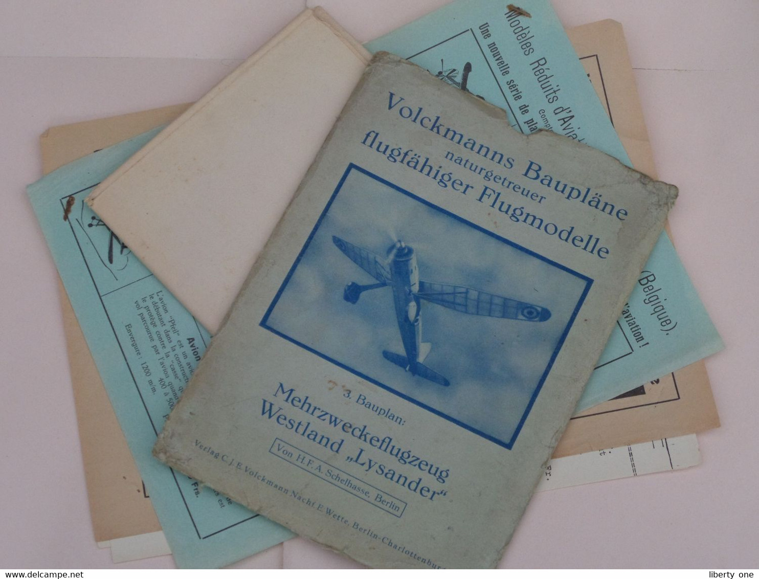 Mehrzweckeflugzeug WESTLAND " LYSANDER " ( Bauplan ) Volckmanns Baupläne ( See Photos ) + Doku 1938 ! - Aerei E Elicotteri