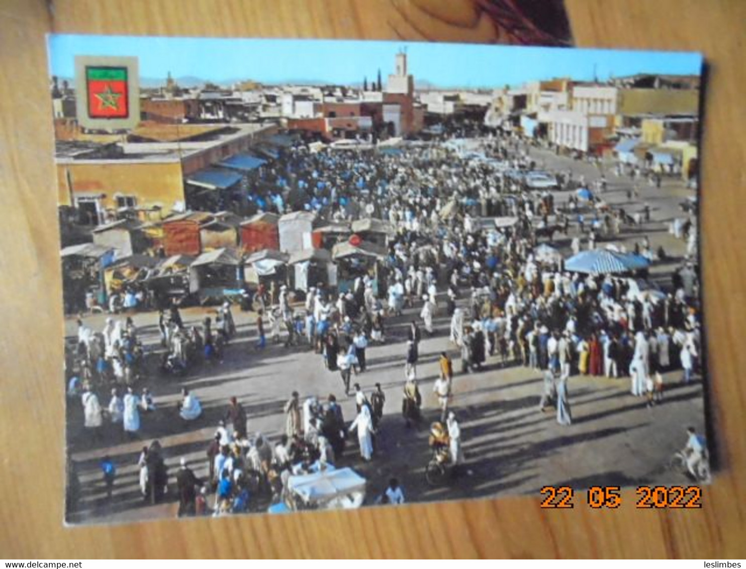 Marrakech. Plaza Djemaa El Fna. Komaroc 16 PM 1982 - Marrakech
