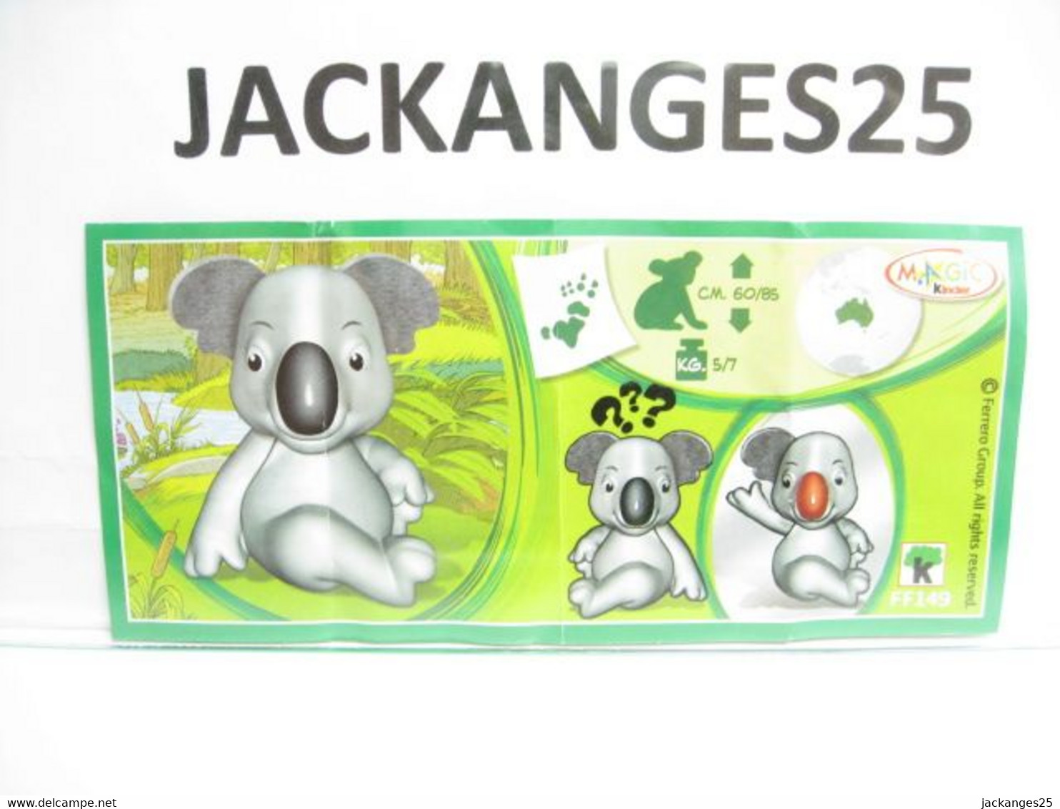 KINDER MPG FF 0149 KOALA ANIMAUX NATOONS TIERE 2014 + BPZ 2 - Familles