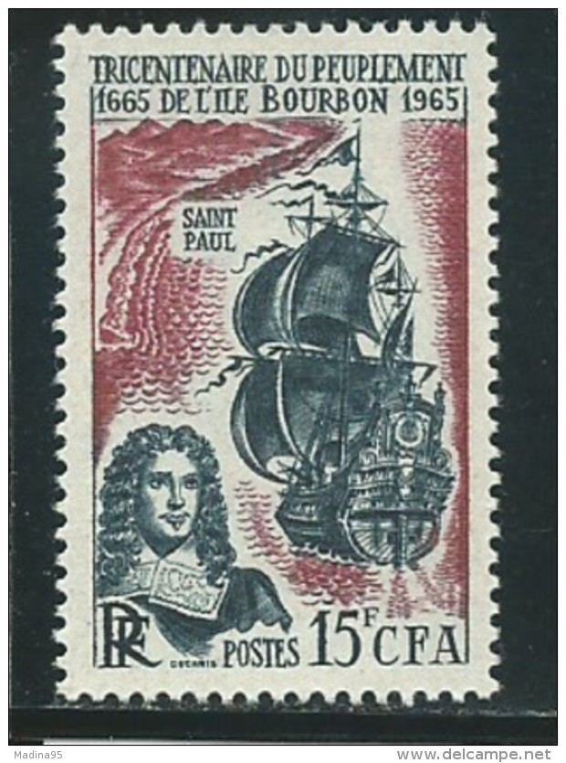 REUNION CFA: **, N° YT 365, TB - Unused Stamps