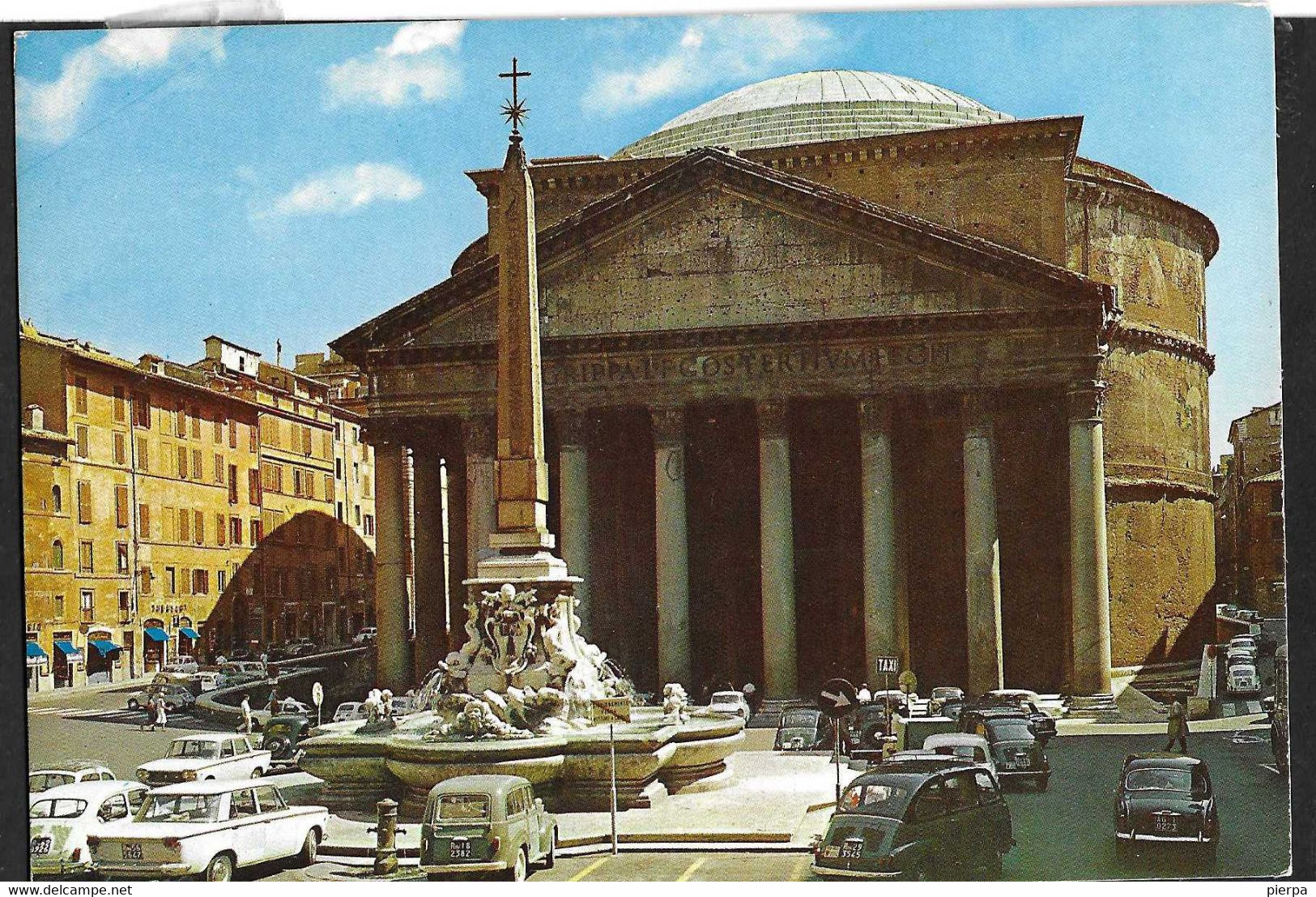 ROMA - IL PANTHEON - VIAGGIATA 1974 - Pantheon