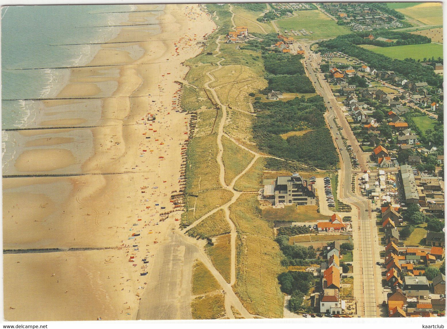 Cadzand - Boulevard 'de Wielingen' Met Strand  - (Zeeland, Nederland / Holland) - Cadzand