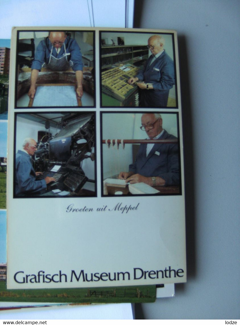 Nederland Holland Pays Bas Meppel Met Grafisch Museum Drenthe Kleine Oever - Meppel