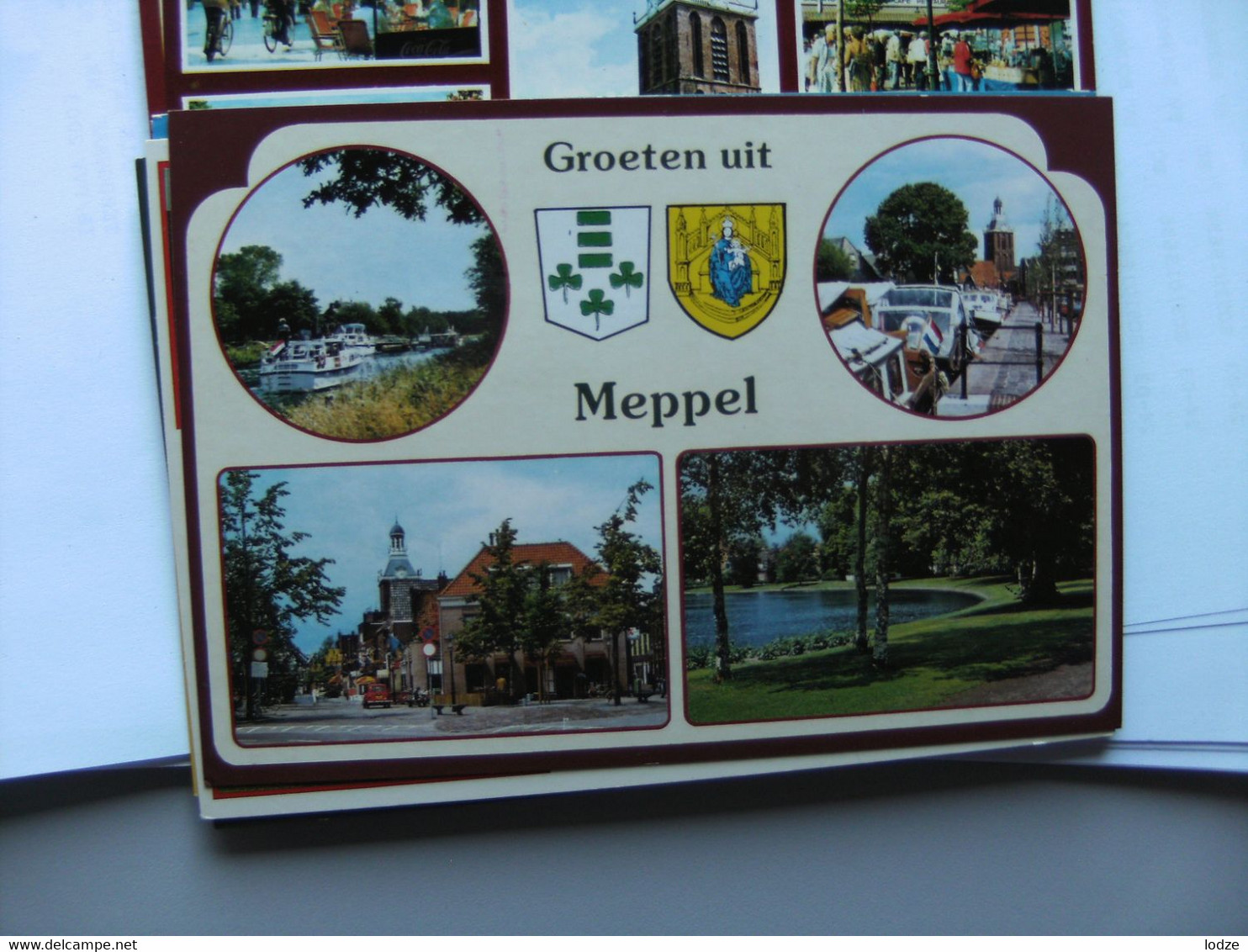 Nederland Holland Pays Bas Meppel Met Wapens Boven - Meppel