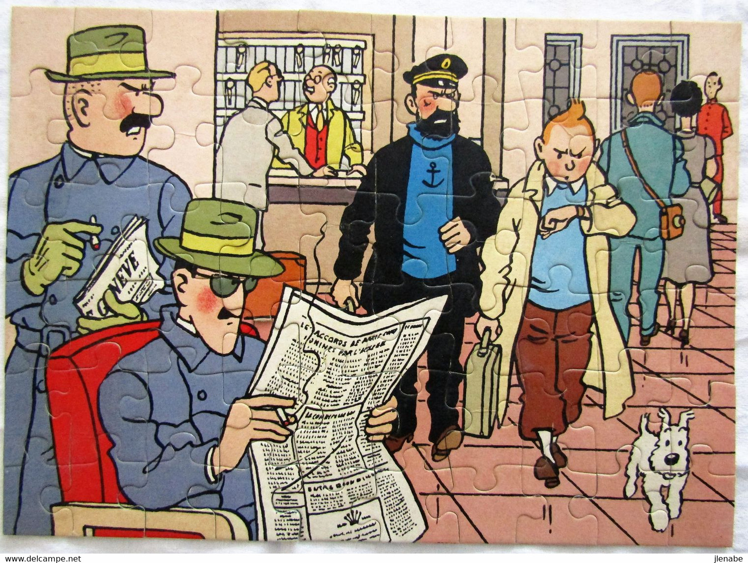 TINTIN © Hergé " Puzzle Hôtel Cornavin " - Puzzles