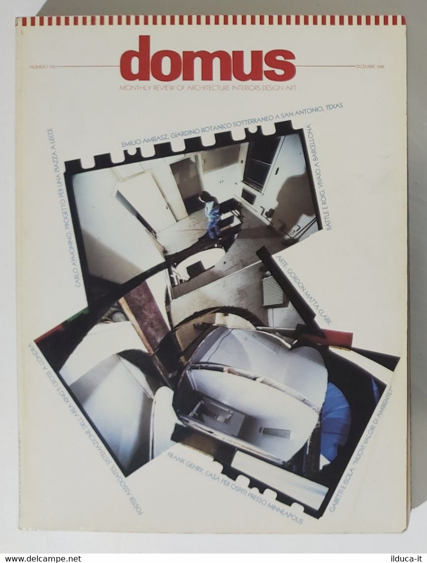 59371 Domus N. 700 1988 - Carlo Aymonino A Lecce - Battle E Roig A Barcellona - Maison, Jardin, Cuisine