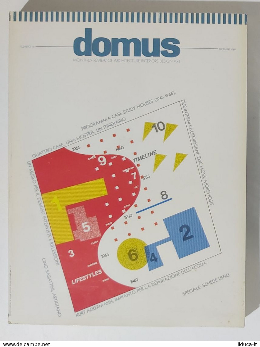 59382 Domus N. 711 1989 - Interni Californiani Eric Moss, Morphosis - Maison, Jardin, Cuisine