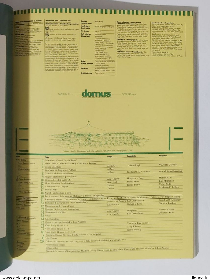 59382 Domus N. 711 1989 - Interni Californiani Eric Moss, Morphosis - Maison, Jardin, Cuisine