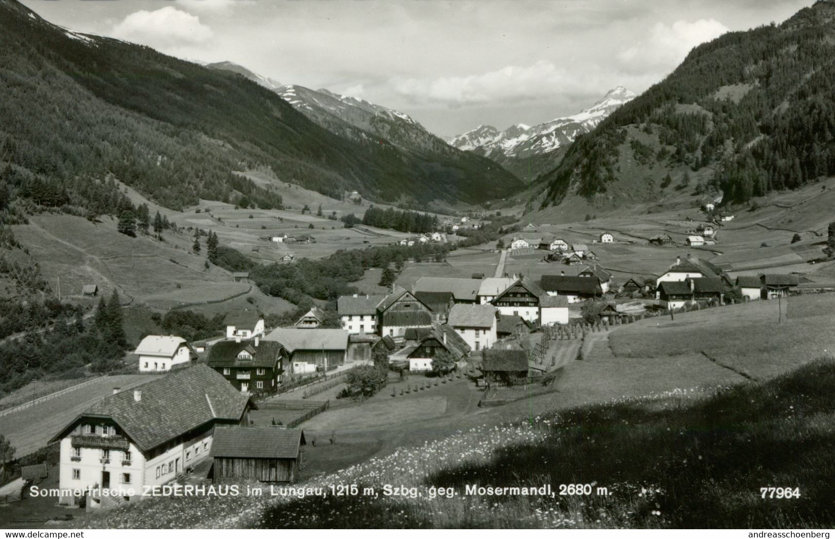 Zederhaus Gegen Mosermandl 1966 - Tamsweg