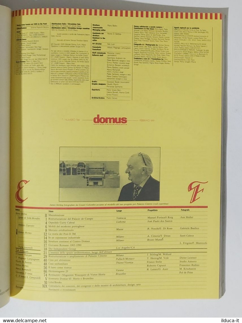 59408 Domus N. 724 1991 - James Stirling Progetto Brera - Franco Stella - Maison, Jardin, Cuisine