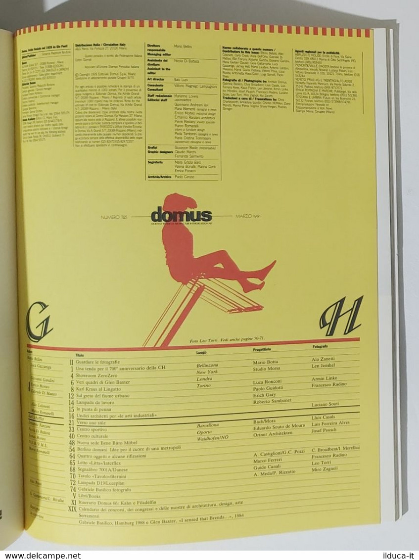 59409 Domus N. 725 1991 - 17 Progetti Per Berlino - Furniture Design - House, Garden, Kitchen
