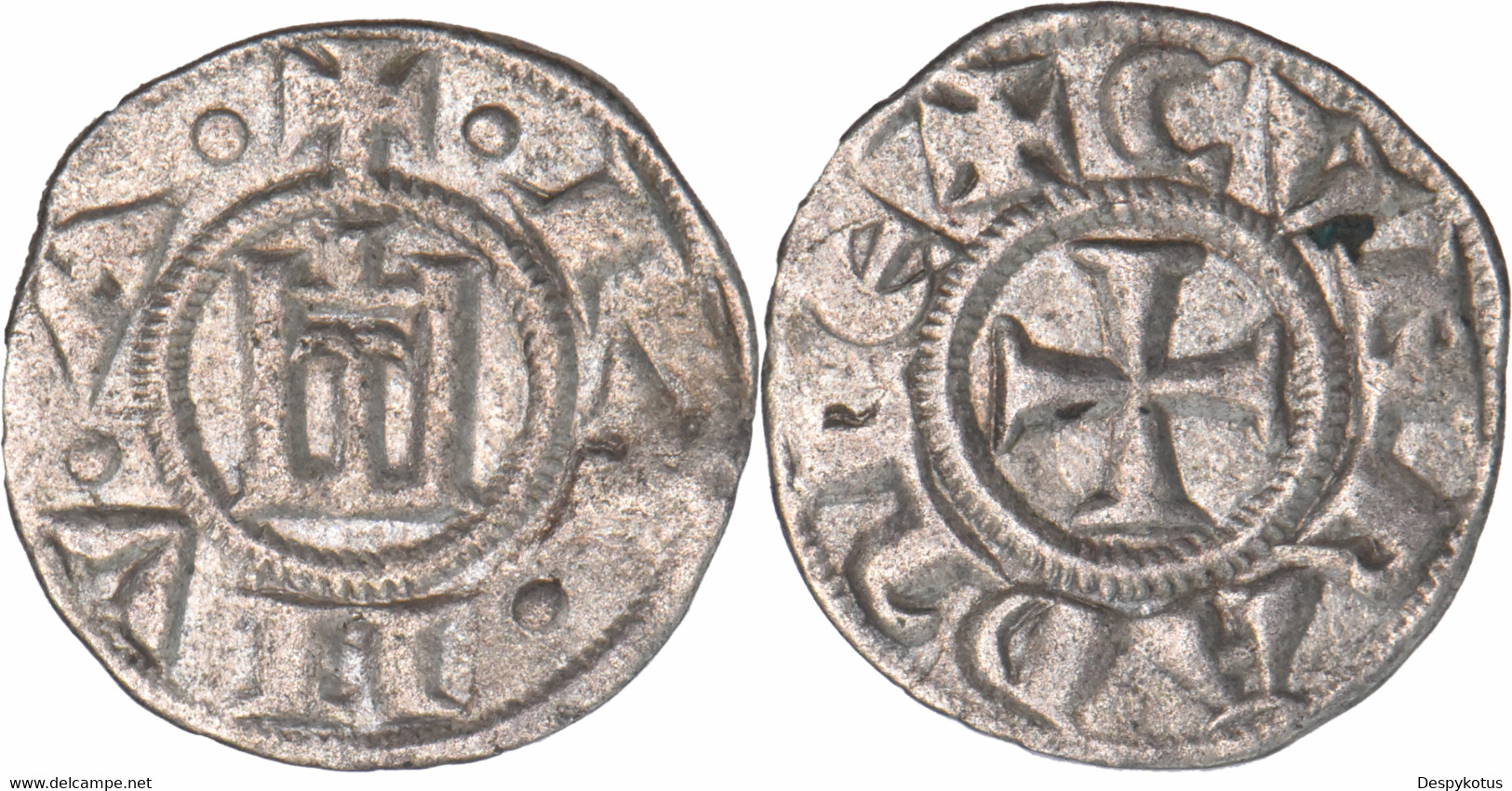 Italie - République De Gênes - 1250 - Denier - Conrad Roi - Argent - QUALITE - FEOS02G1 - Genova