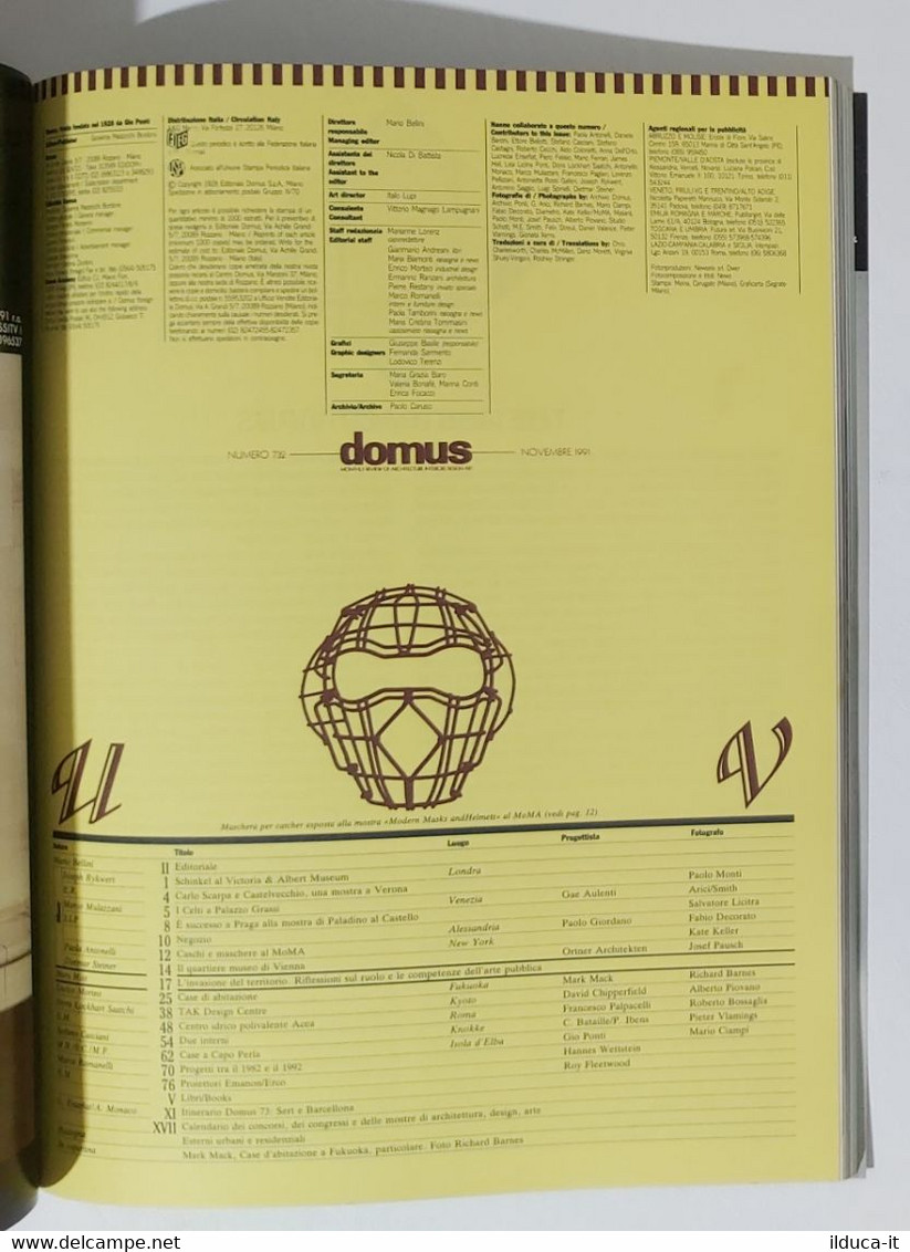 59428 Domus N. 732 1991 - Gio Ponti Case All'Elba - Sert E Barcellona - House, Garden, Kitchen