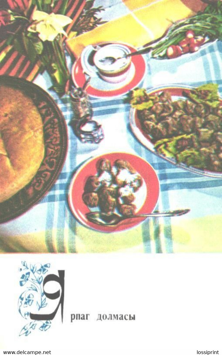 Azerbaijan Kitchen Recipes:Yarpag Dolmasy, 1974 - Recettes (cuisine)