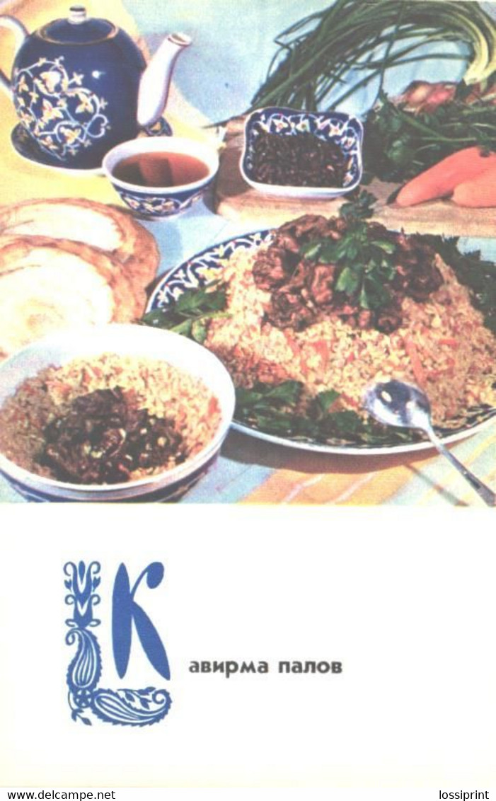 Uzbekistan Kitchen Recipes:Kavirma Palov, 1973 - Recettes (cuisine)