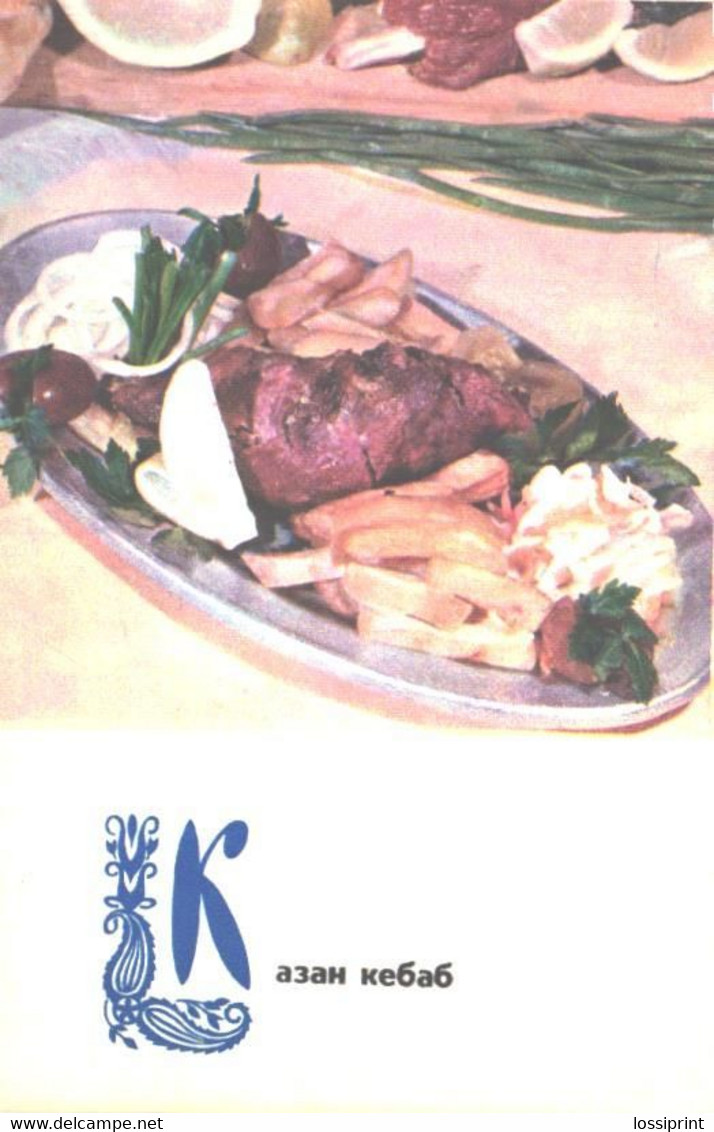 Uzbekistan Kitchen Recipes:Kazan Kebab, 1973 - Recettes (cuisine)
