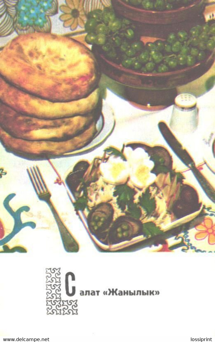 Kyrgestan Kitchen Recipes:Salad Zhnylyk, 1978 - Recettes (cuisine)