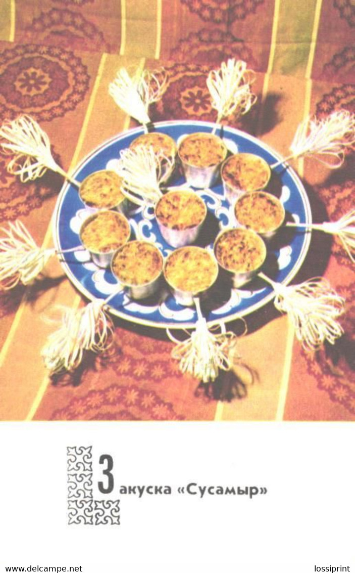 Kyrgestan Kitchen Recipes:Snack Susamyr, 1978 - Recettes (cuisine)