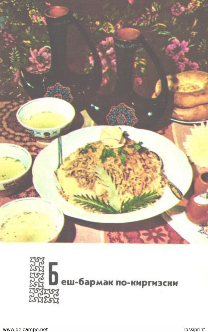 Kyrgestan Kitchen Recipes:Barmak Thing In Kyrgyz, 1978 - Recettes (cuisine)