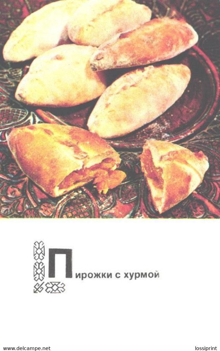 Turkmenistan Kitchen Recipes:Pies With Persimmon, 1976 - Recettes (cuisine)