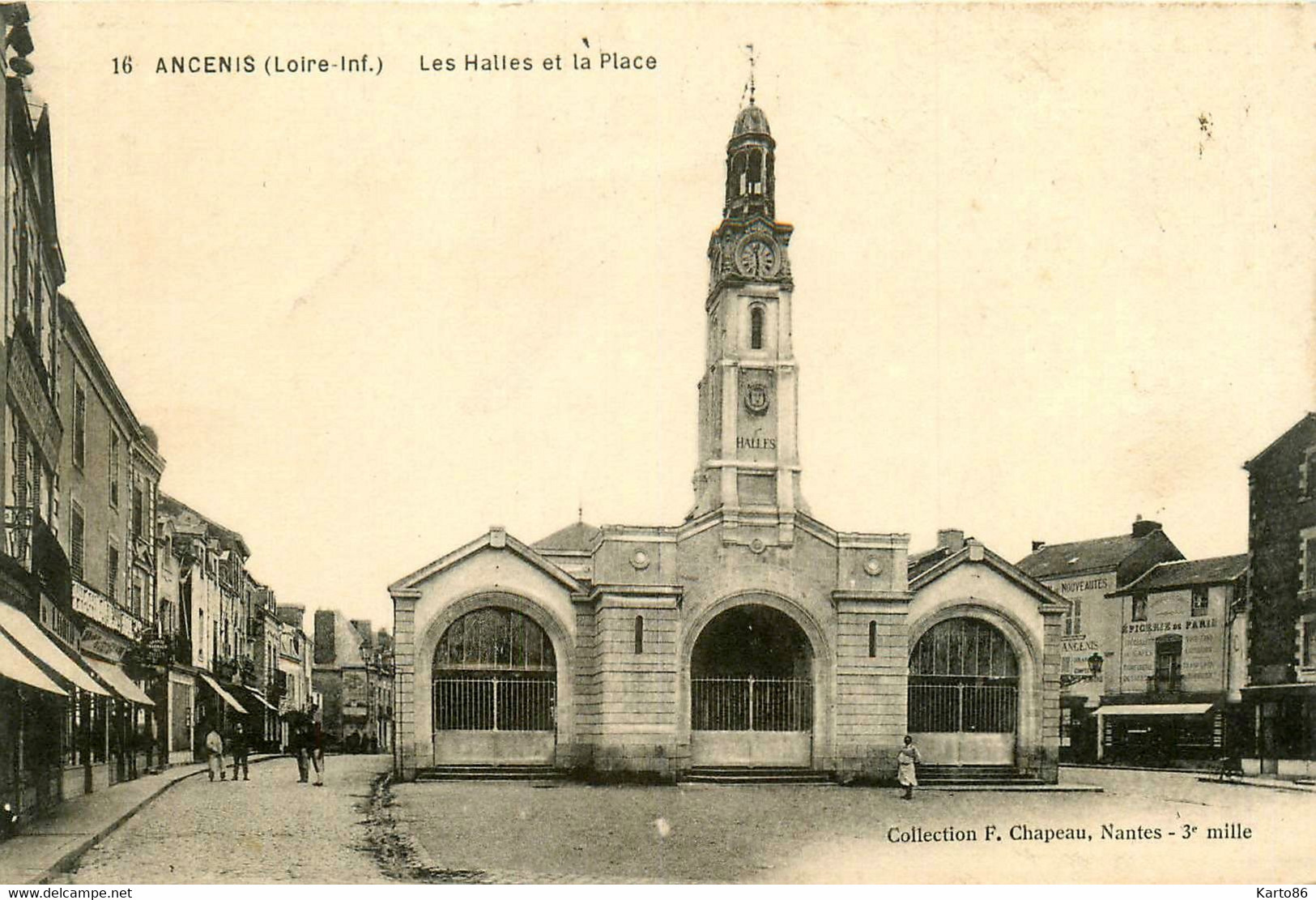 Ancenis * La Place Et Les Halles * épicerie De Paris * Commerces Magasins - La-Plaine-sur-Mer