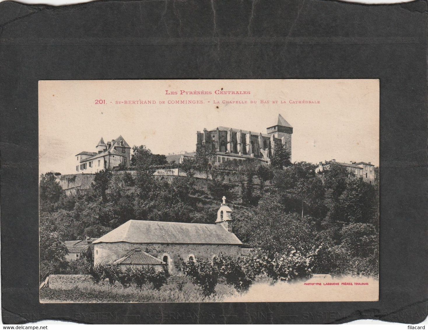 113878       Francia,   St-Bertrand  De  Comminges,  La  Chapelle  Du  Bas  Et  La  Cathedrale,  NV(scritta) - Saint Bertrand De Comminges