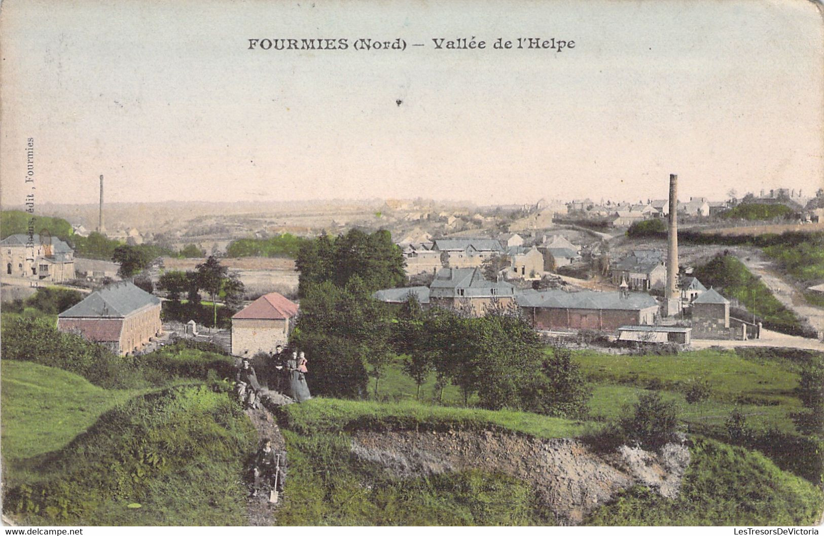 CPA Fourmies - Vallée De L'helpe - Oblitéré à Tournai En 1907 - Fourmies