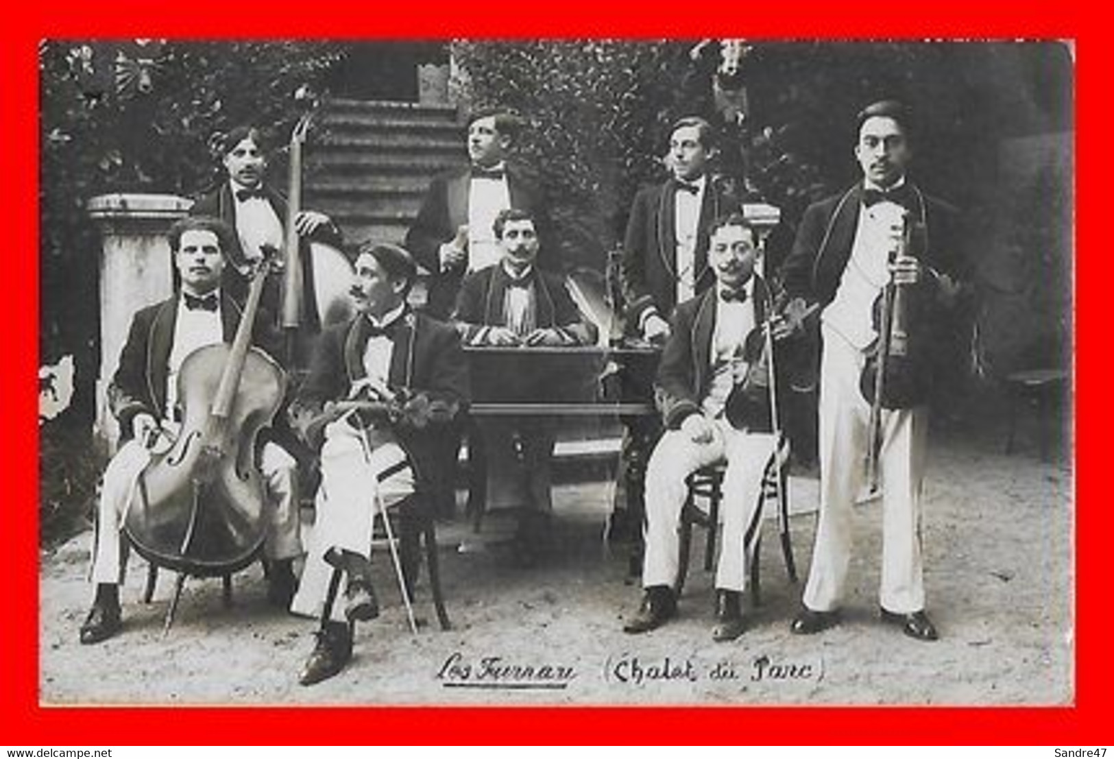 CPA MUSIQUE. Orchestre S. FURNARI Au Chalet Du Parc Rosario Furnari (Paris Xe)...O479 - Música Y Músicos