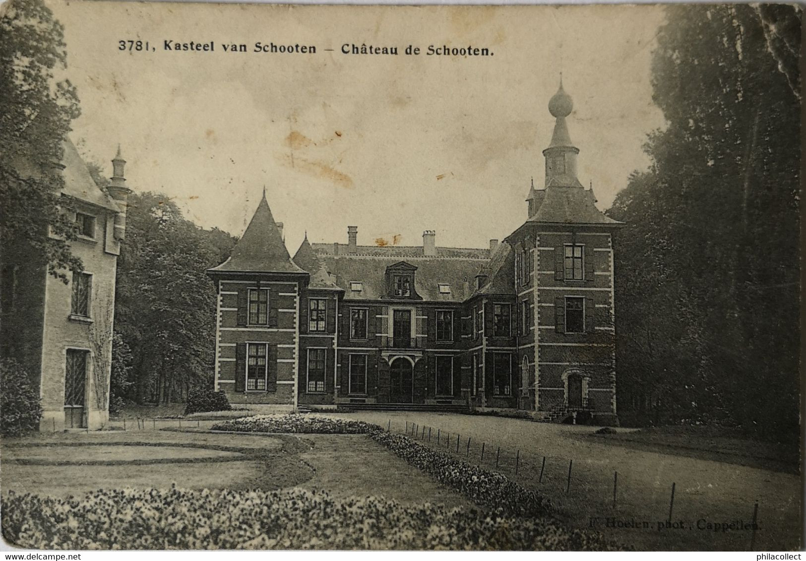 Schoten - Antwerpen // Kasteel - Chateau Van Schooten 1913 Vlekkig - Schoten