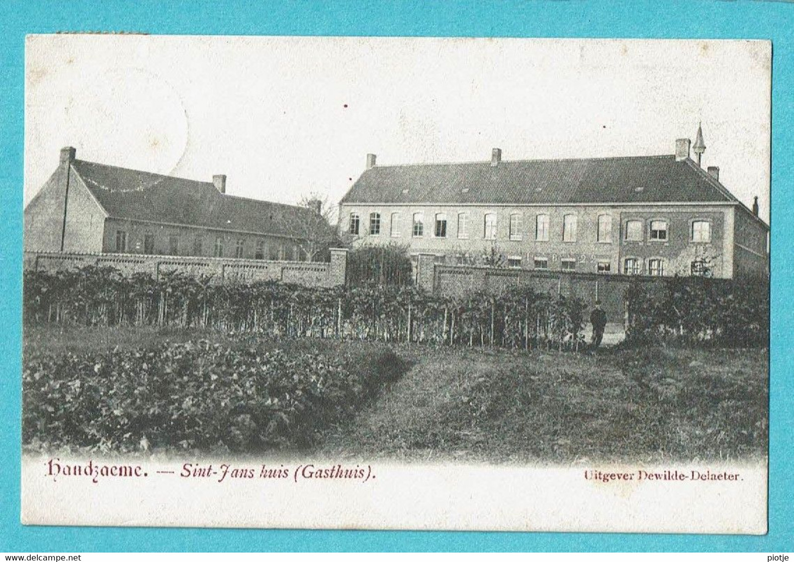 * Handzame - Handzaeme (Kortemark) * (Uitgever Dewilde - Delaeter) Sint Janshuis, Gasthuis, Unique, TOP, Rare Zeldzaam - Kortemark