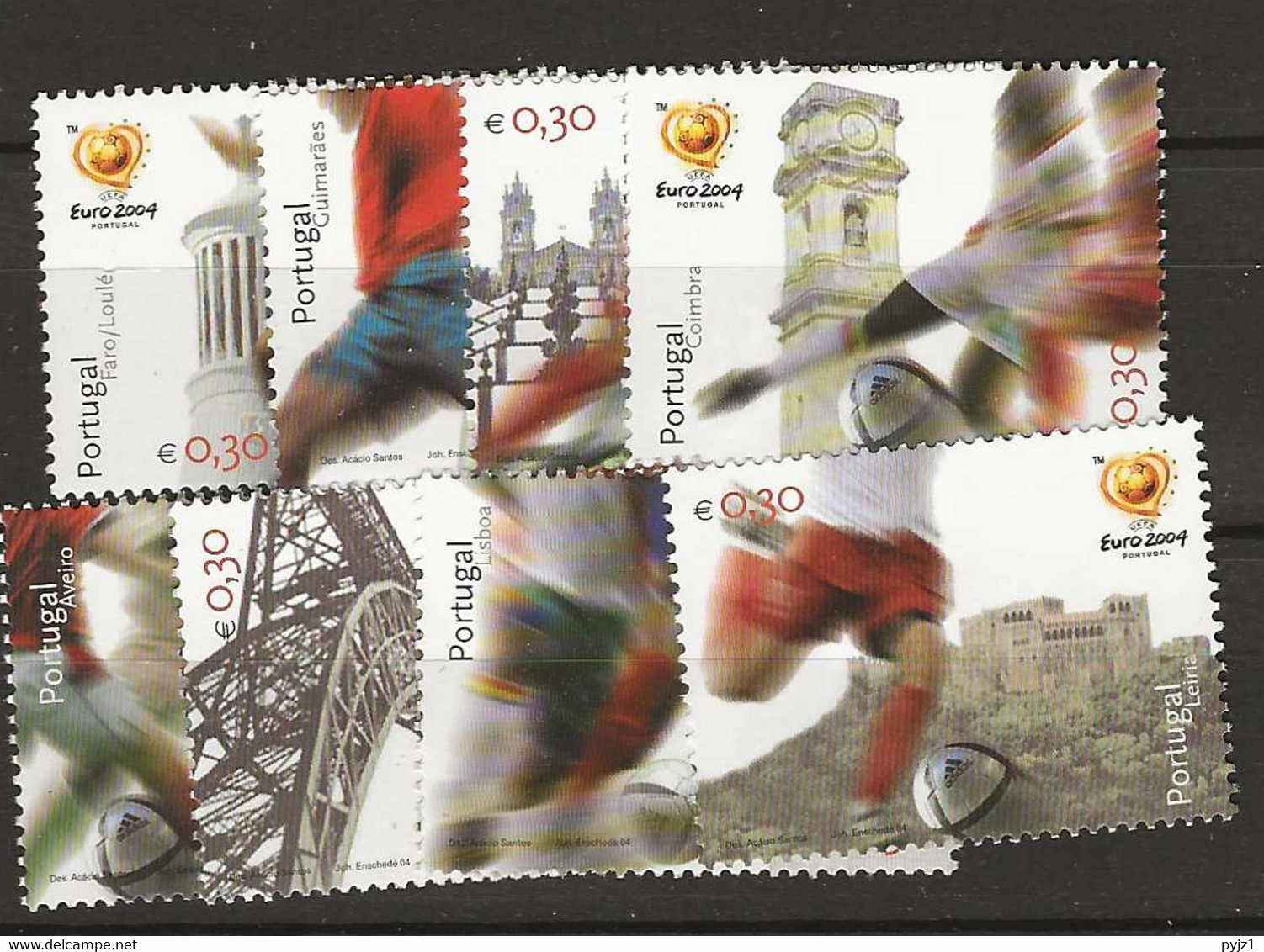 2004 MNH Portugal, Mi 2797-2804  Postfris** - Ongebruikt