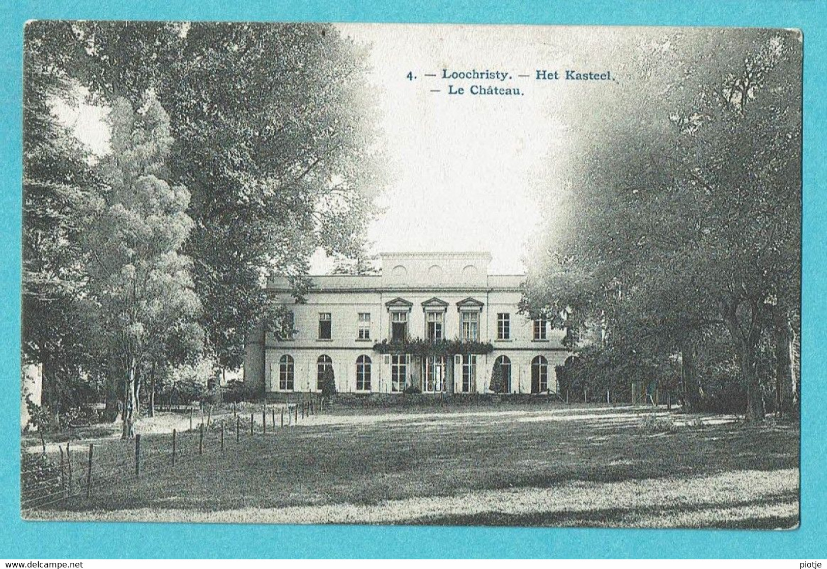 * Lochristi - Loochristy (Oost Vlaanderen) * (nr 4) Het Kasteel, Chateau, Schloss, Castle, Zeldzaam, Unique, TOP, Rare - Lochristi