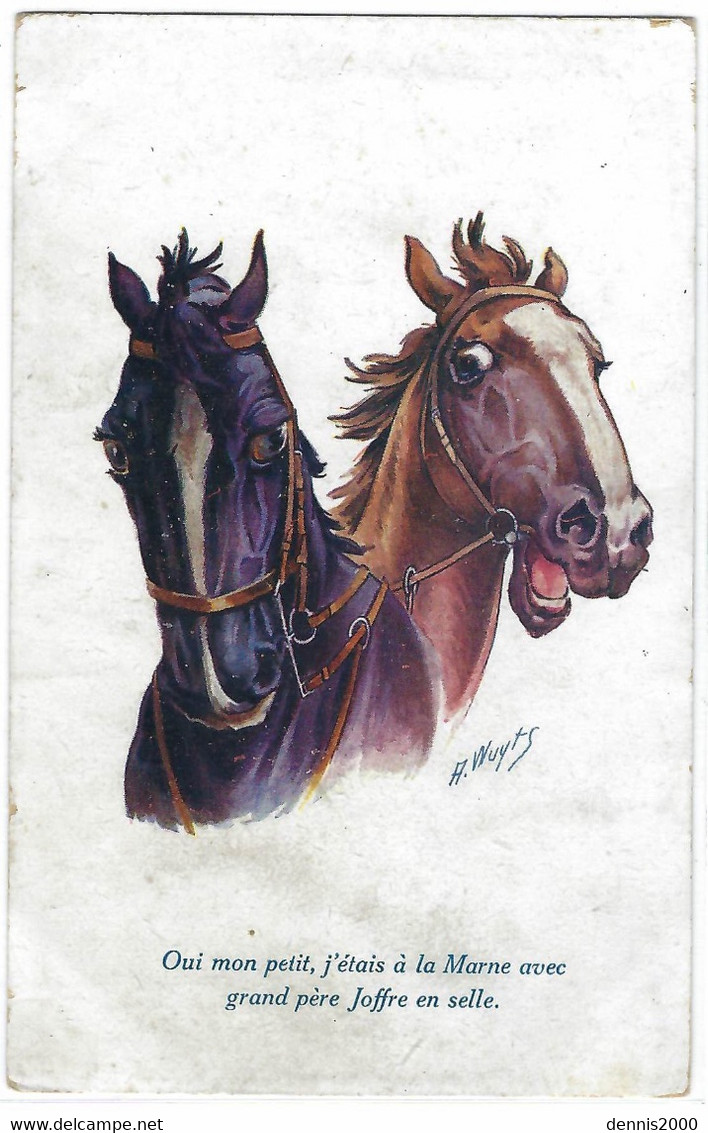 Illustrateur A. WUYTS - PORTRAIT De  CHEVAUX - HORSES - Série Nos Chevaux - N° 617, Série N° 117 - Wuyts