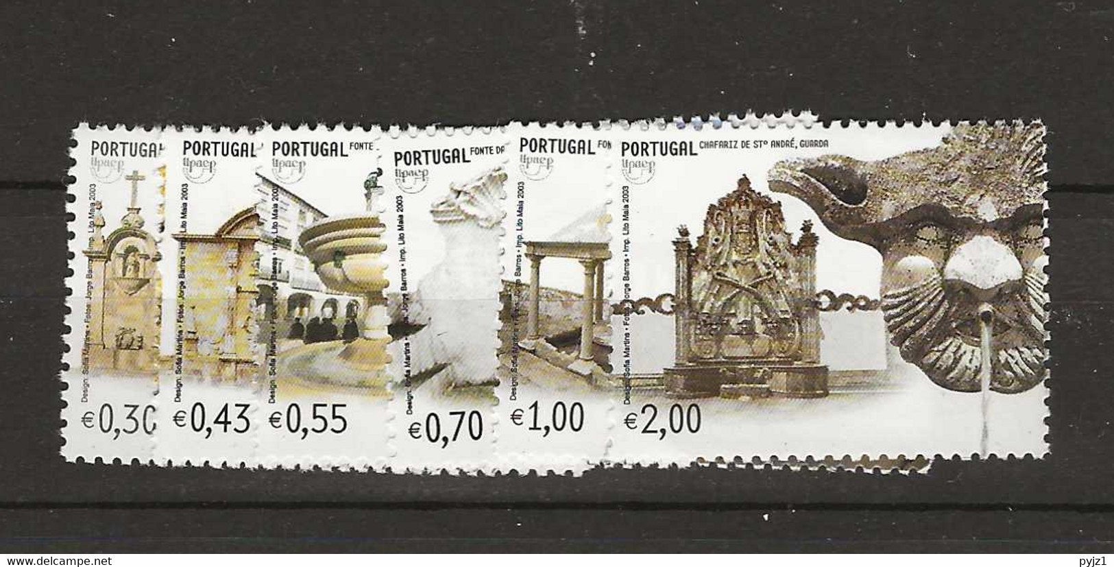 2003 MNH Portugal, Mi 2722-27  Postfris** - Neufs