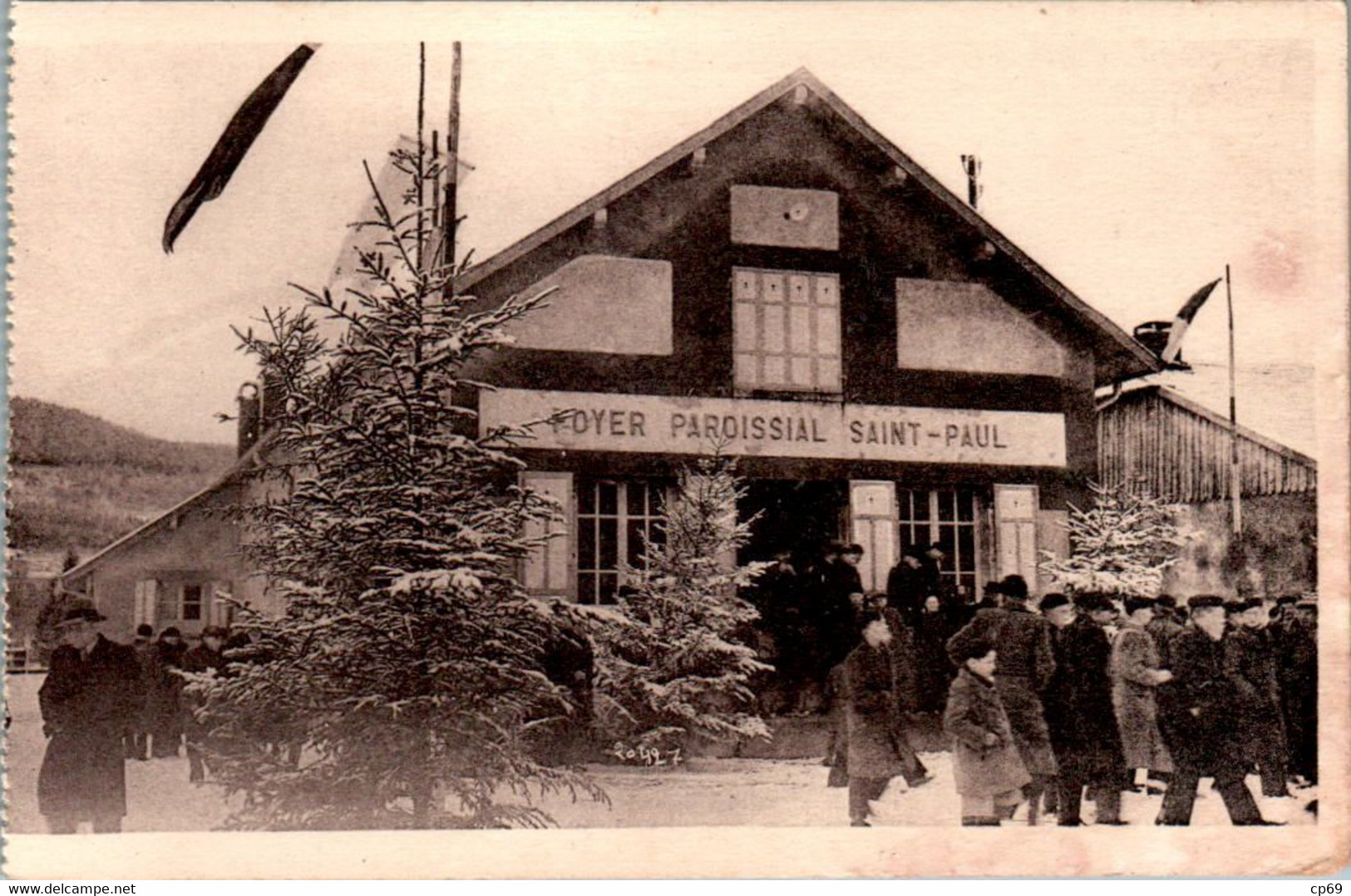 Granges-sur-Vologne Canton Corcieux 28 Février 1937 Après La Séance D'Etudes Vosges N°3 Cpa Tardive Sortie D'un Carnet - Granges Sur Vologne