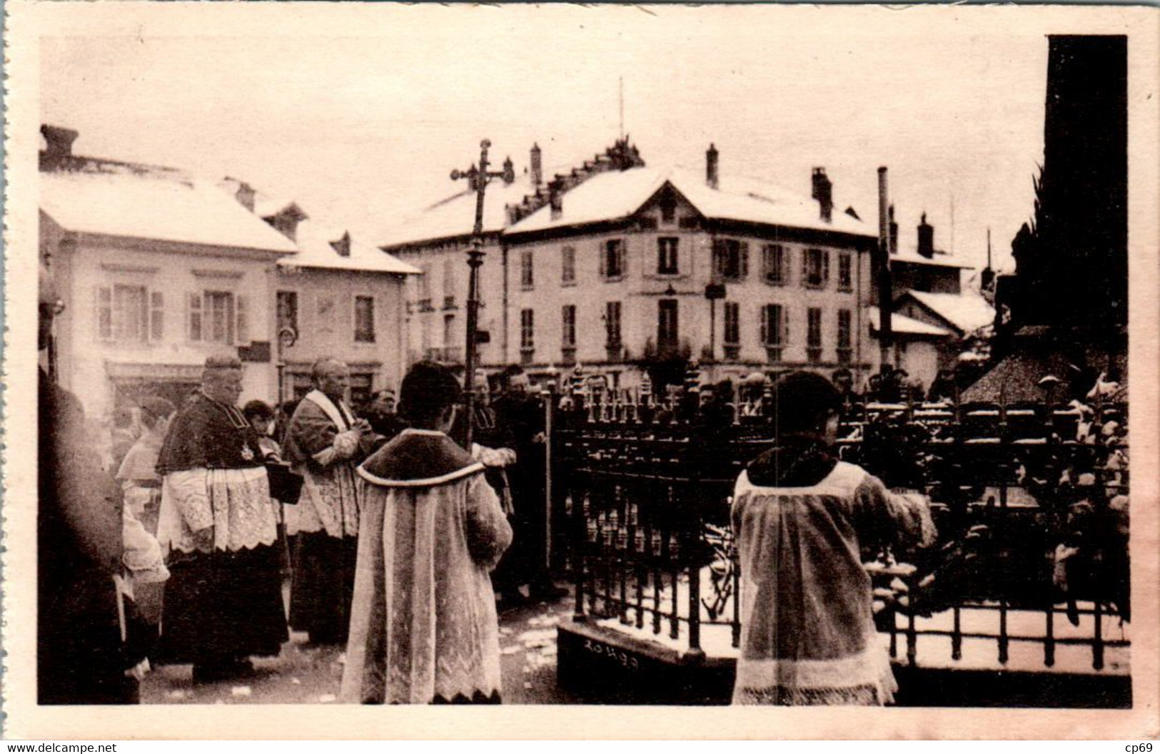 Granges-sur-Vologne Canton Corcieux 28 Février 1937 L'Hommage Aux Morts .... Vosges N°8 Cpa Tardive Sortie D'un Carnet - Granges Sur Vologne