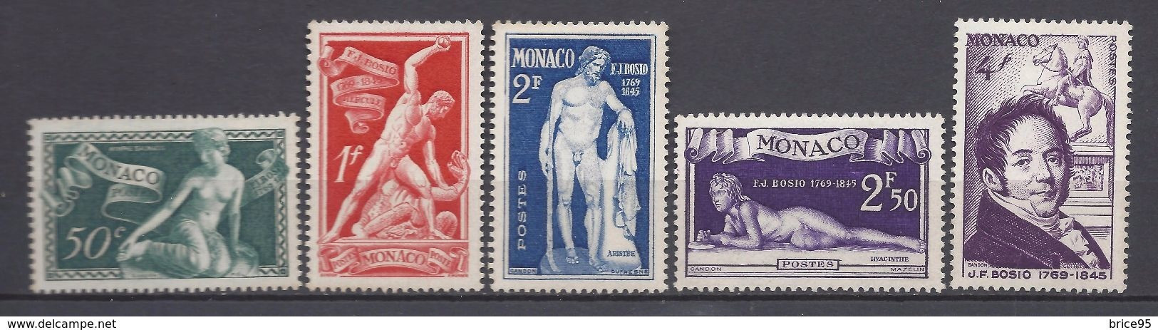 ⭐ Monaco - YT N° 314 à 318 - Neuf Sans Charnière Et Neuf Sans Gomme - 1948 ⭐ - Ongebruikt