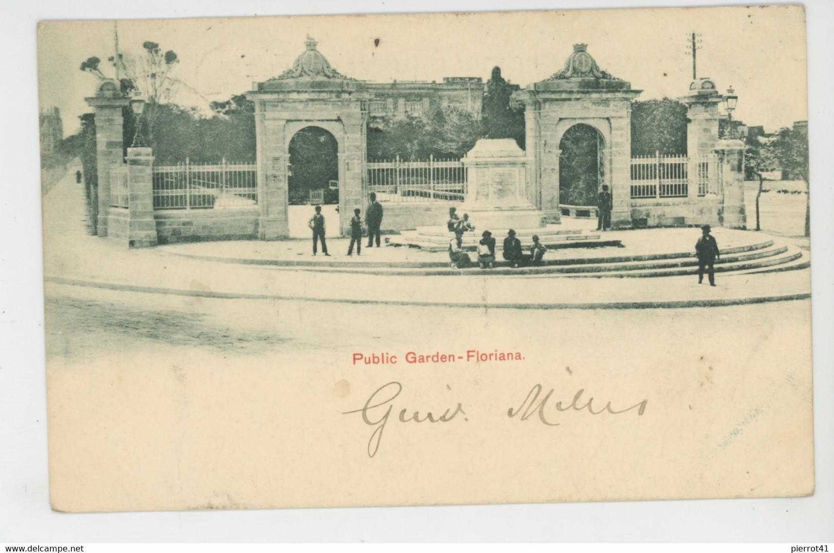 MALTE - MALTA - Public Garden - FLORIANA (1900) - Malta